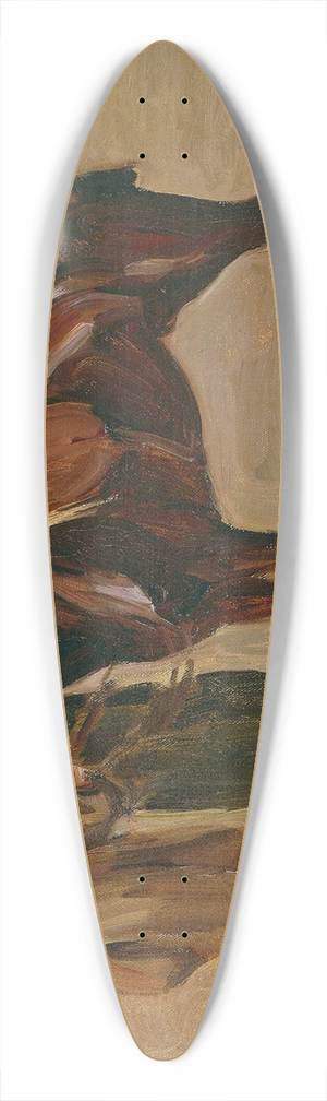 Max Liebermann - Reitknecht mit Pferd 39.3 inch art pintail longboard deck