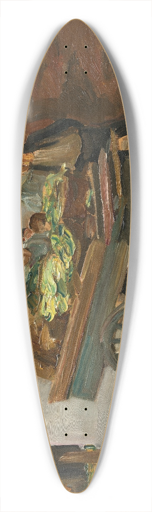 Max Liebermann - Vegetable barrow  dog cart 39.3 inch art pintail longboard deck