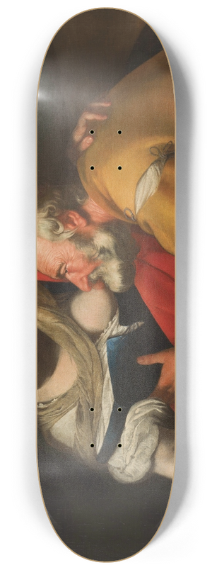 Giovan Francesco de Rosa - Roman Charity 8.25 inch art skate deck