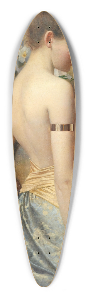 Max Nonnenbruch - Flora 39.3 inch art pintail longboard deck