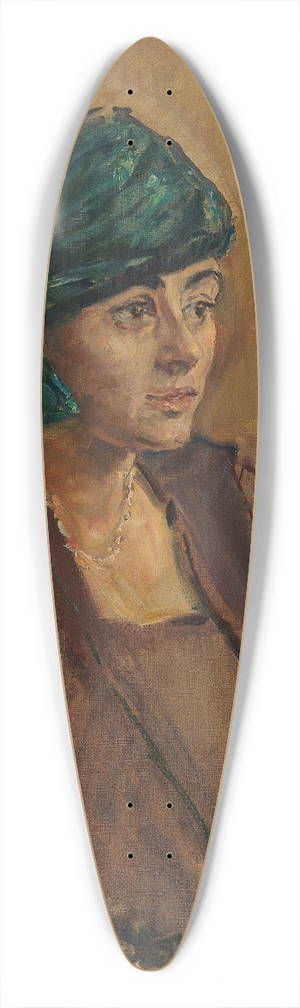 Max Slevogt - Damenbildnis 39.3 inch art pintail longboard deck