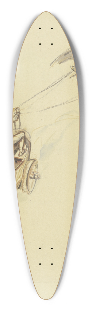 Max Slevogt - Fantasy 39.3 inch art pintail longboard deck