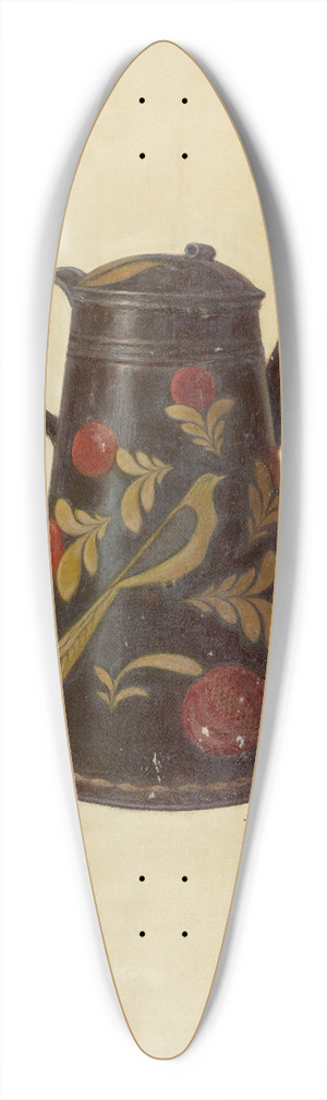 Max Soltmann - Toleware Coffee Pot 39.3 inch art pintail longboard deck