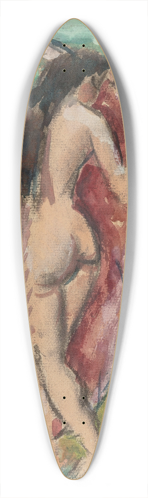 Max Weber - Bathers 39.3 inch art pintail longboard deck