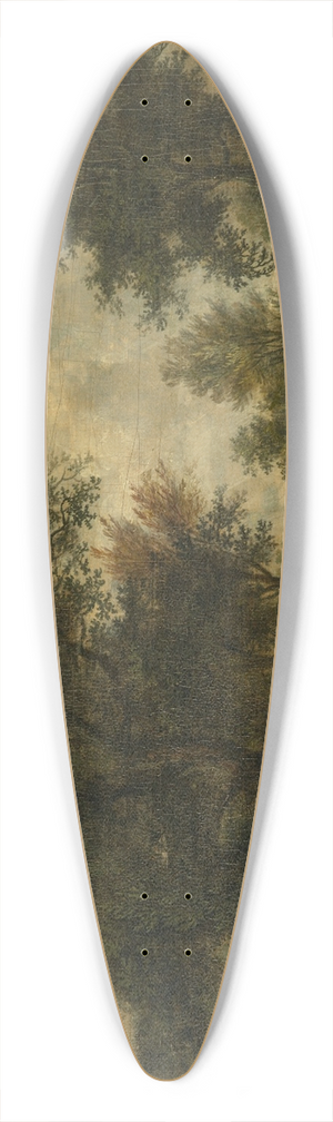 Meindert Hobbema - Landscape with figures 39.3 inch art pintail longboard deck