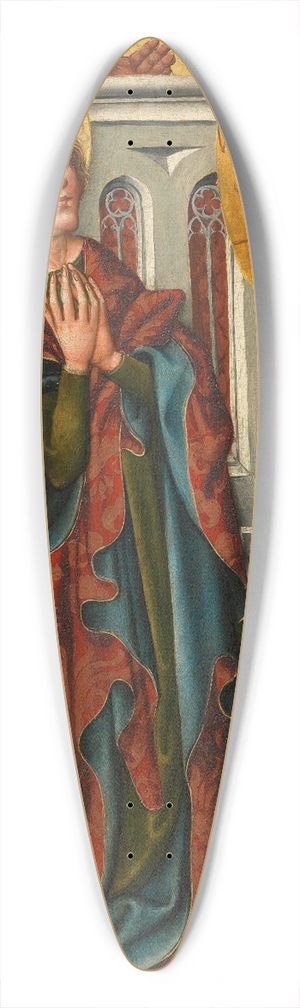 Meister des Friedrichsaltars - Martyrium der heiligen Katharina 39.3 inch art pintail longboard deck
