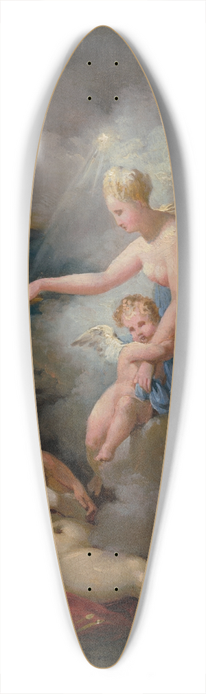Merry-Joseph Blondel - Venus Healing Aeneas 39.3 inch art pintail longboard deck
