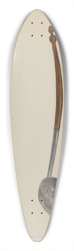 Meyer Goldbaum - Pewter Ladle 39.3 inch art pintail longboard deck