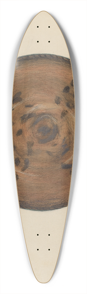 Meyer Goldbaum - Pie Plate 39.3 inch art pintail longboard deck