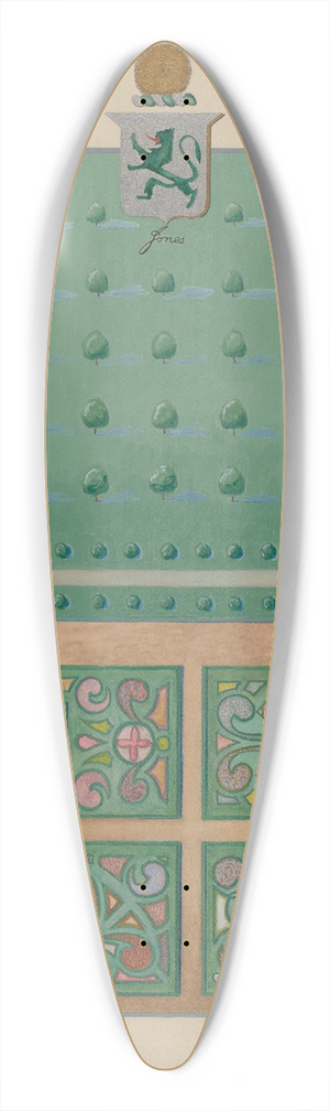Meyer Goldbaum - Thomas Jones Estate 39.3 inch art pintail longboard deck