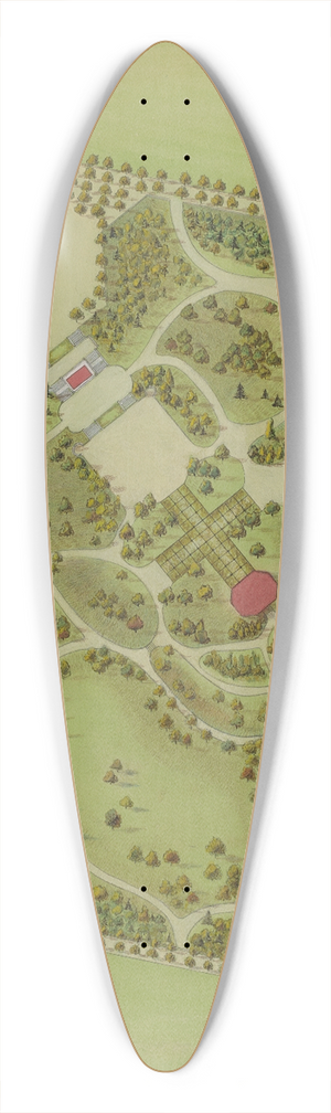 Meyer Goldbaum - Washington Park 39.3 inch art pintail longboard deck