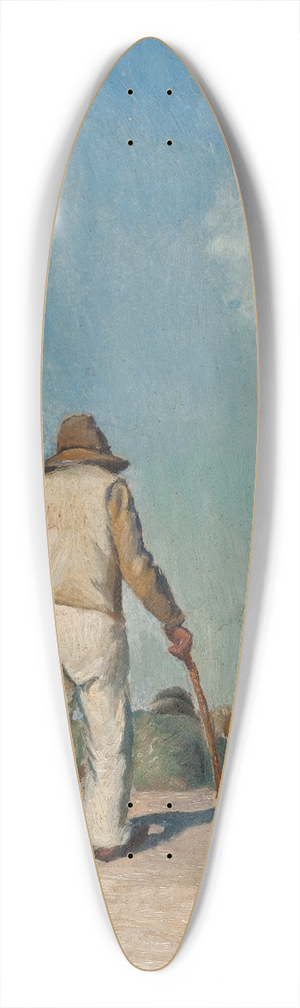 Michael Ancher - Blind Christian. Study 39.3 inch art pintail longboard deck