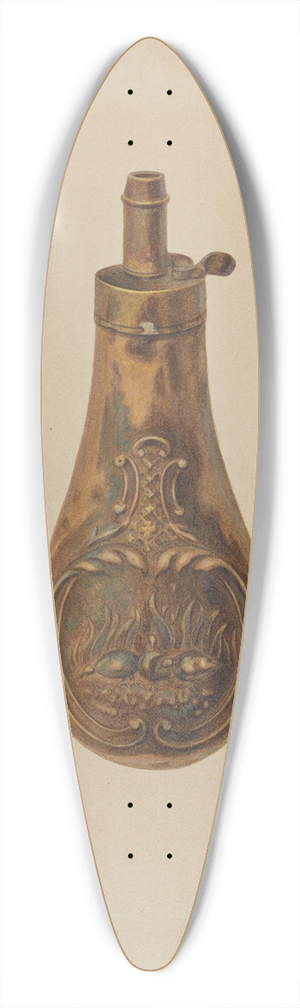 Michael Dadante - Powder Flask 39.3 inch art pintail longboard deck