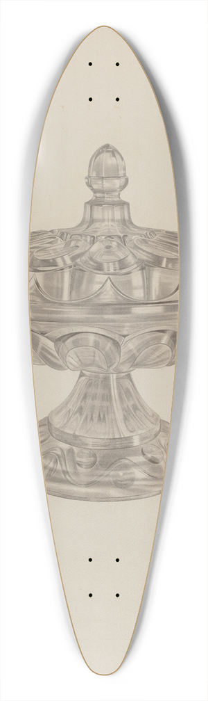 Michael Fenga - Compote 39.3 inch art pintail longboard deck