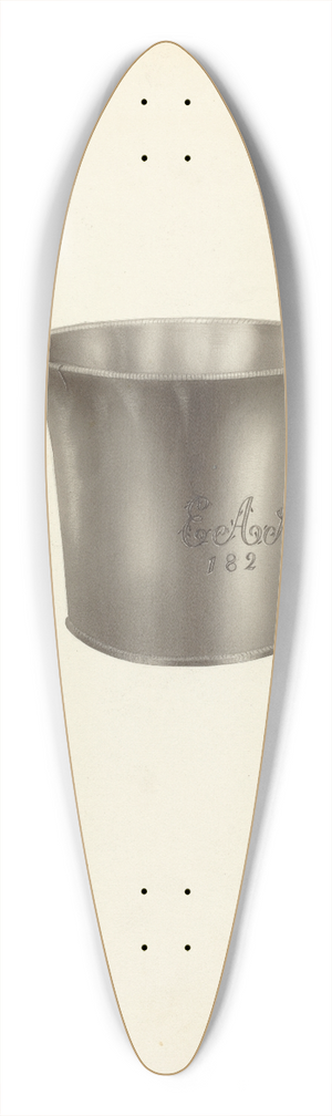 Michael Fenga - Silver Beaker 39.3 inch art pintail longboard deck