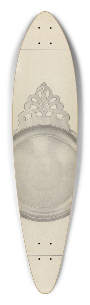 Michael Fenga - Silver Porringer 39.3 inch art pintail longboard deck
