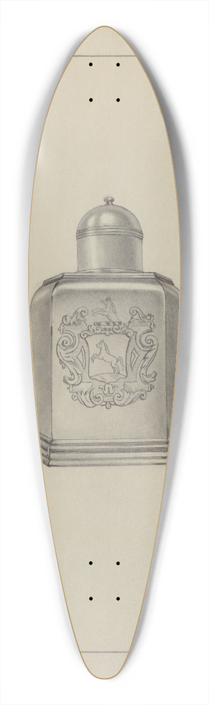Michael Fenga - Silver Tea Caddy 39.3 inch art pintail longboard deck
