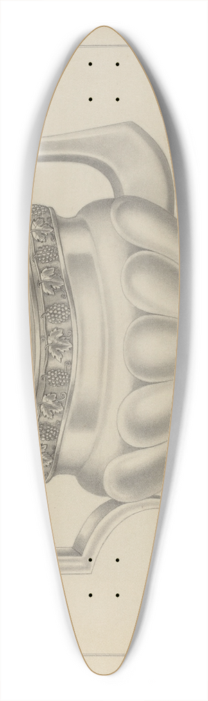 Michael Fenga - Silver Teapot 39.3 inch art pintail longboard deck