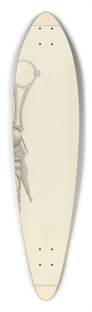 Michael Fenga - Snuffer 39.3 inch art pintail longboard deck