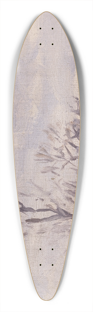 Michael Healy - A Landscape 39.3 inch art pintail longboard deck