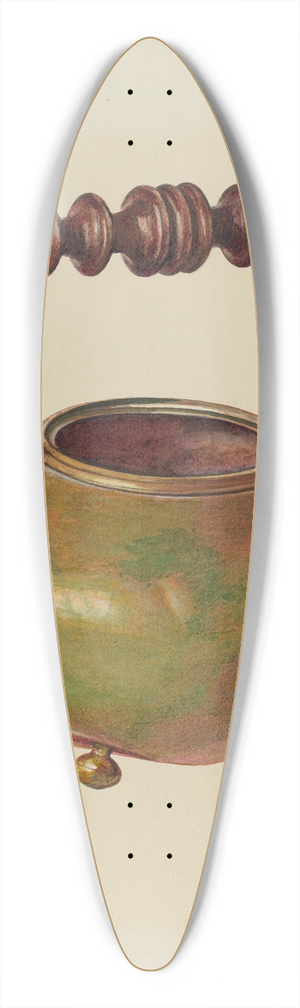 Michael Rekucki - Tea Kettle 39.3 inch art pintail longboard deck