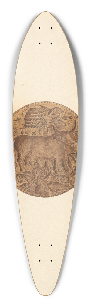 Michael Riccitelli - Butter Mold 39.3 inch art pintail longboard deck