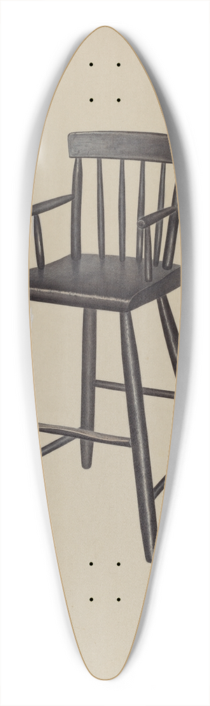 Michael Riccitelli - High Chair 39.3 inch art pintail longboard deck