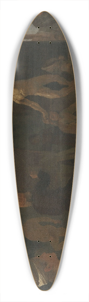 Michael Sweerts - A Painters Studio 39.3 inch art pintail longboard deck
