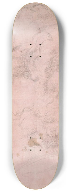 Giovanni Angelo Canini - Head of A Bearded Man 8.25 inch art skate deck Giovanni Angelo Canini - Head of A Bearded Man 8.25 inch art skate deck