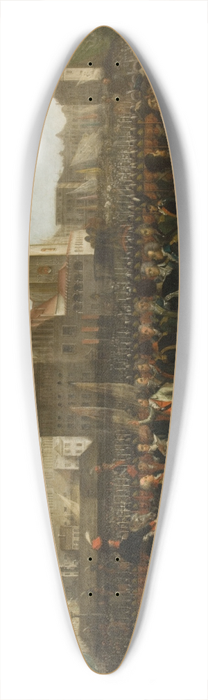 Micha Stachowicz - Kociuszkos Oath 39.3 inch art pintail longboard deck