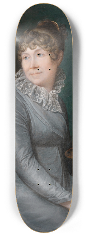 Alexandre Delatour - Marie Simons, Mother of the Artist 8.25 inch art skate deck