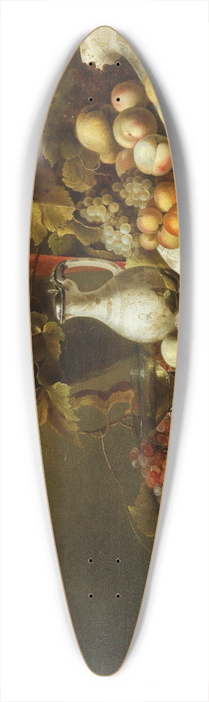 Michiel Simons - Fruit, flowers, a boiled lobster and a jug 39.3 inch art pintail longboard deck