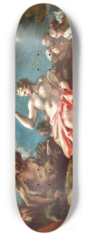Giovanni Antonio Pellegrini - The Judgment Of Midas 8.25 inch art skate deck