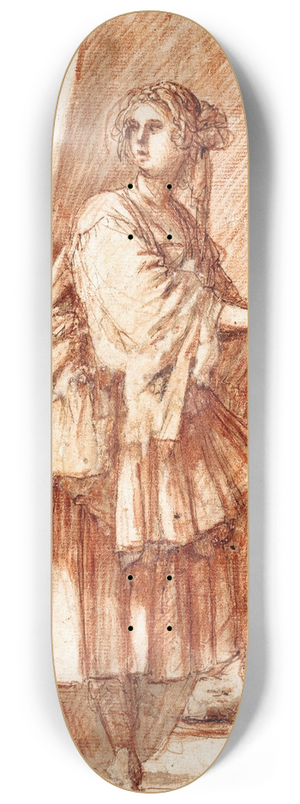 Giovanni Baglione - Jael and Sisera 8.25 inch art skate deck
