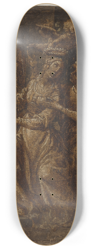 Giovanni Baglione - Skt Cecilia og Skt Valerian ved orglet 8.25 inch art skate deck