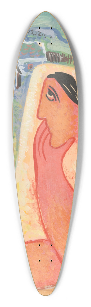 Mikul Galanda - Dedinanka 39.3 inch art pintail longboard deck