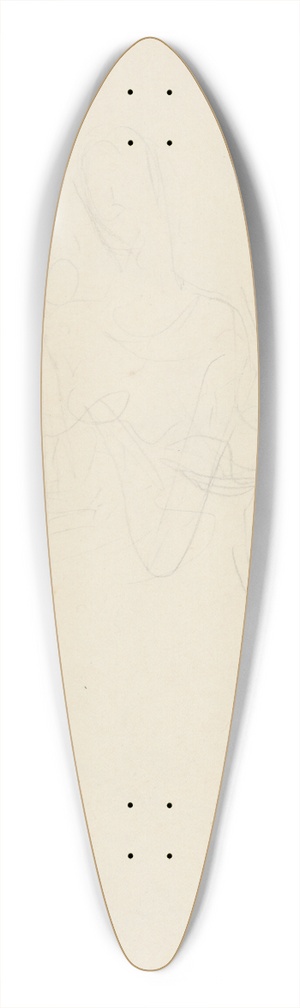 Mikul Galanda - Dospievanie 39.3 inch art pintail longboard deck
