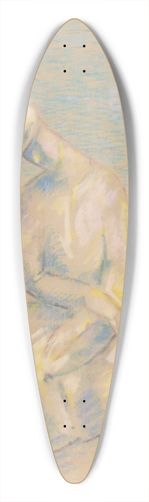 Mikul Galanda - Emigrant 39.3 inch art pintail longboard deck
