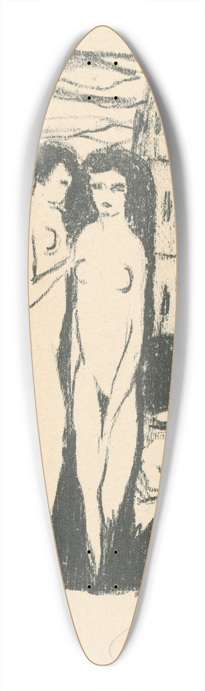 Mikul Galanda - ensk metamorfzy 39.3 inch art pintail longboard deck
