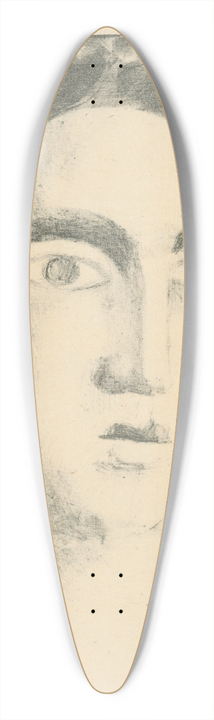 Mikul Galanda - Hlava dievaa 39.3 inch art pintail longboard deck