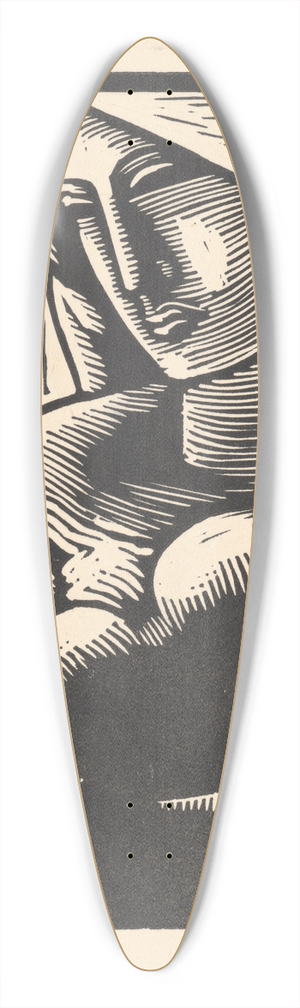 Mikul Galanda - Matka 39.3 inch art pintail longboard deck