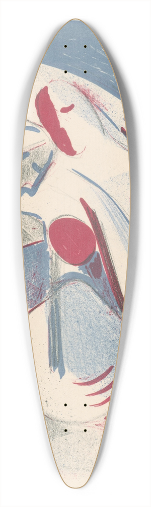 Mikul Galanda - Milenci 39.3 inch art pintail longboard deck