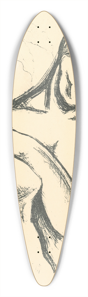 Mikul Galanda - Milenci 39.3 inch art pintail longboard deck