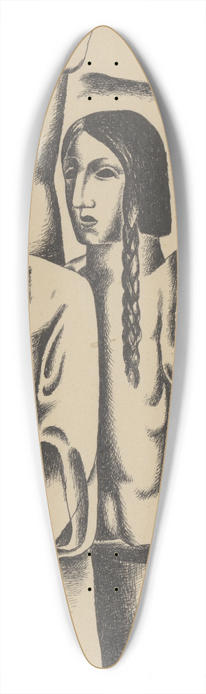 Mikul Galanda - Misery 39.3 inch art pintail longboard deck