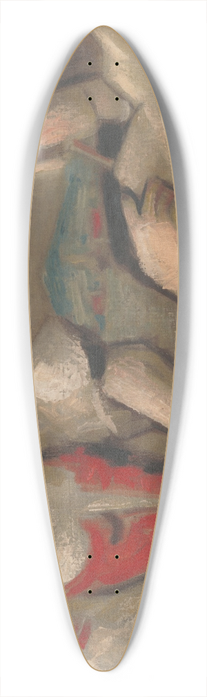 Mikul Galanda - Piper 39.3 inch art pintail longboard deck