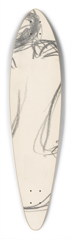 Mikul Galanda - Sketchbook 39.3 inch art pintail longboard deck