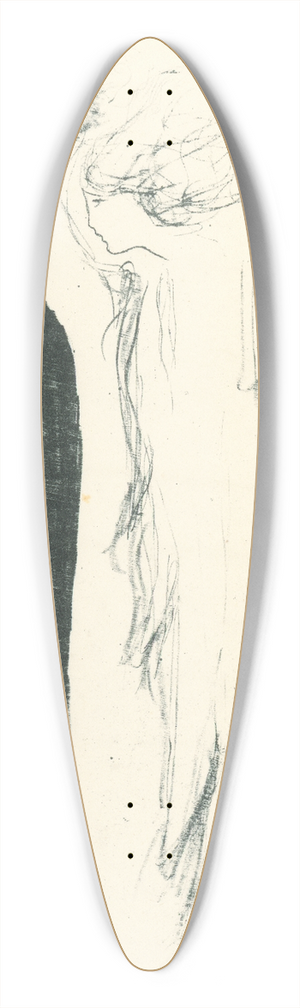 Mikul Galanda - Smtok 39.3 inch art pintail longboard deck