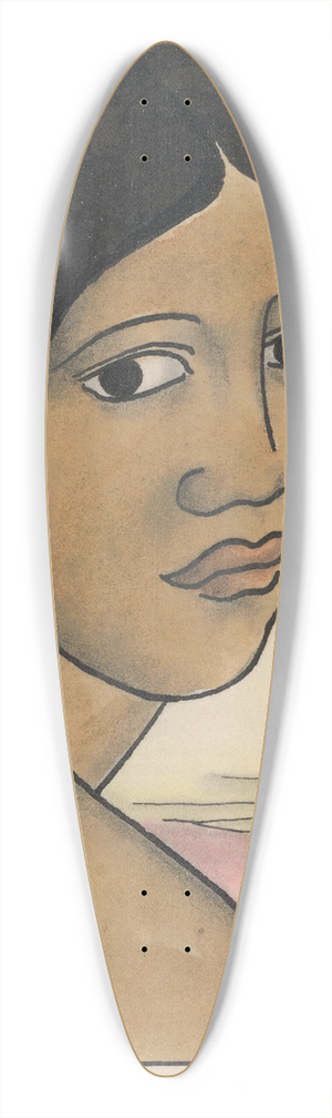 Mikul Galanda - Tahianka 39.3 inch art pintail longboard deck