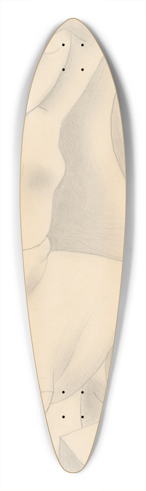 Mikul Galanda - the morning 39.3 inch art pintail longboard deck