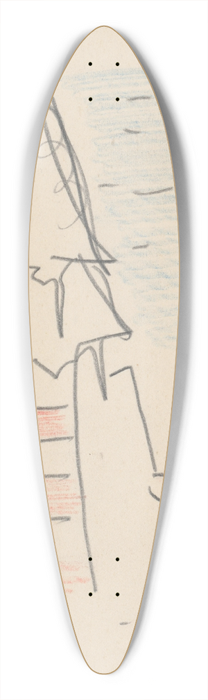 Mikul Galanda - Vianoce 39.3 inch art pintail longboard deck